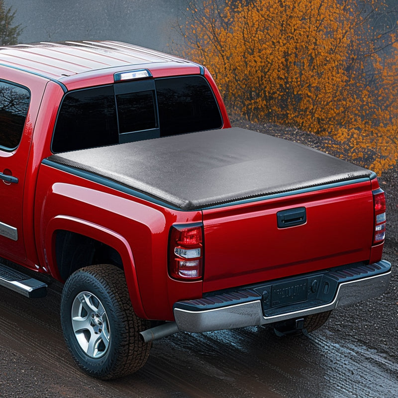 VEVOR mīkstais PVC bagāžnieka pārsegs 1,62 × 1,60 m, piemērots Chevy Silverado/GMC Sierra 1500 (2019–2024, izņemot Classic)