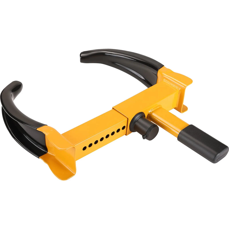 Riteņu pretzagļu skava, 2 gab., regulējama, tērauda, ar 6 atslēgām, piemērota ATV, SUV, automašīnām, kemperiem, golfa ratiem, laivām, motocikliem