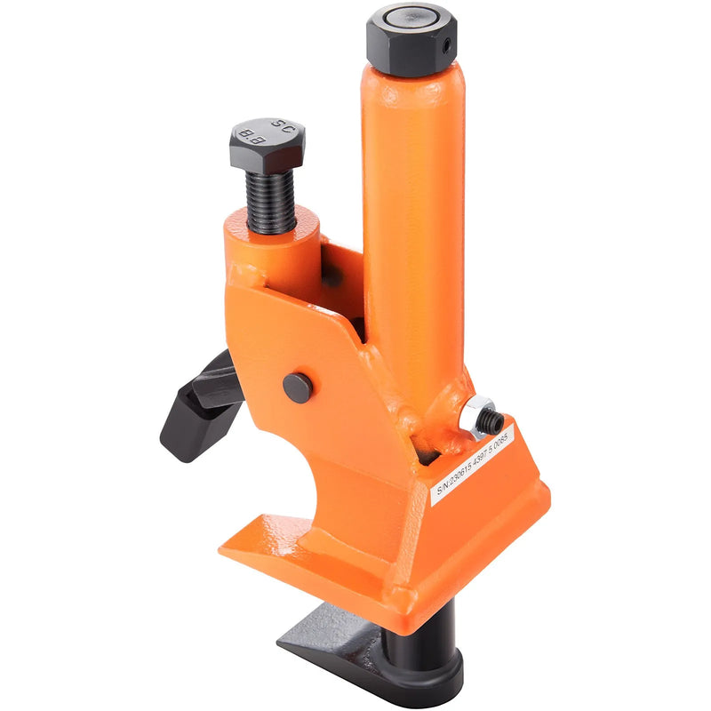 ChatGPT saka: Roku darbināms riepu malas atdalītājs 96,5-106,7 mm ar gumijas spilventiņu alumīnija rumbu aizsardzībai