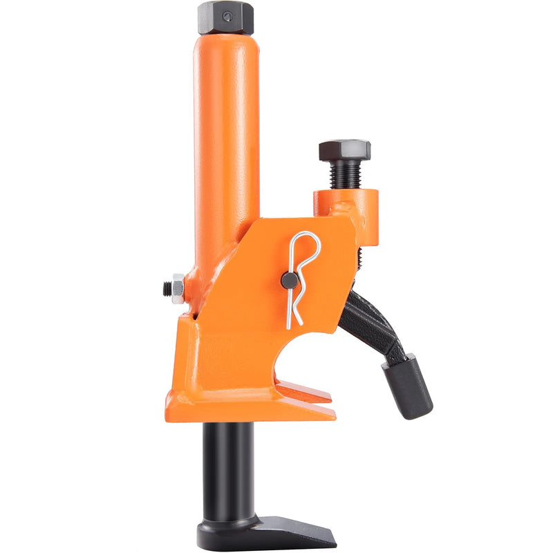 ChatGPT saka: Roku darbināms riepu malas atdalītājs 96,5-106,7 mm ar gumijas spilventiņu alumīnija rumbu aizsardzībai