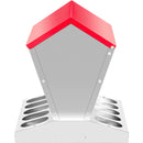 VEVOR cinkotais mājputnu barotājs, 11,3 kg ietilpība, bezatkritumu vistas barotava ar vāku, 10 vistām, 298 × 298 × 400 mm automātiska āra barotava