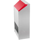 VEVOR cinkota putnu barotava, 13,6 kg barības ietilpība, piekarināma konstrukcija ar vāku, laikapstākļu izturīgs āra barotnes dozators pīlēm un vistām