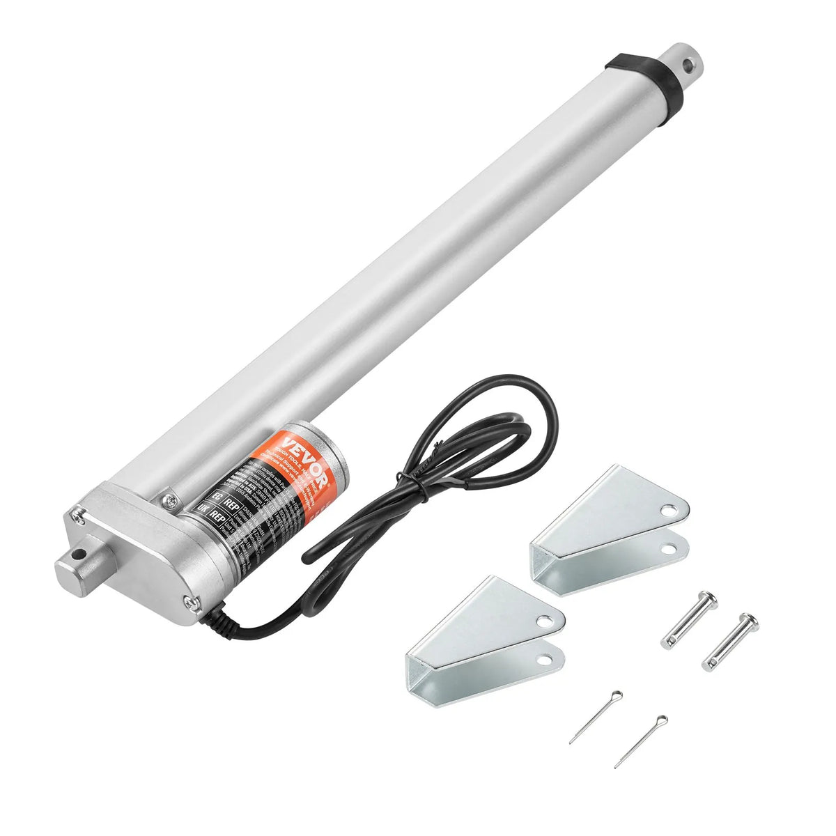 VEVOR Linear Actuator 12 V 30.5 cm Heavy Duty 149.7 kg 1500 N 0.5 cm/s IP54 Protection