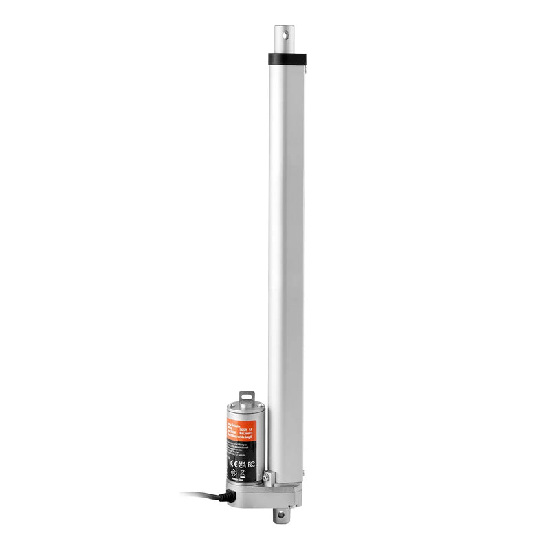 VEVOR lineārais aktuators 12 V 40,6 cm augstas slodzes 1500 N, 5 mm/s, IP54 aizsardzība