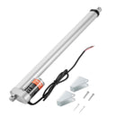 VEVOR lineārais aktuators 12 V, gājiens 45,7 cm, slodze līdz 149,7 kg/1500 N, ātrums 5 mm/s, IP54 aizsardzība