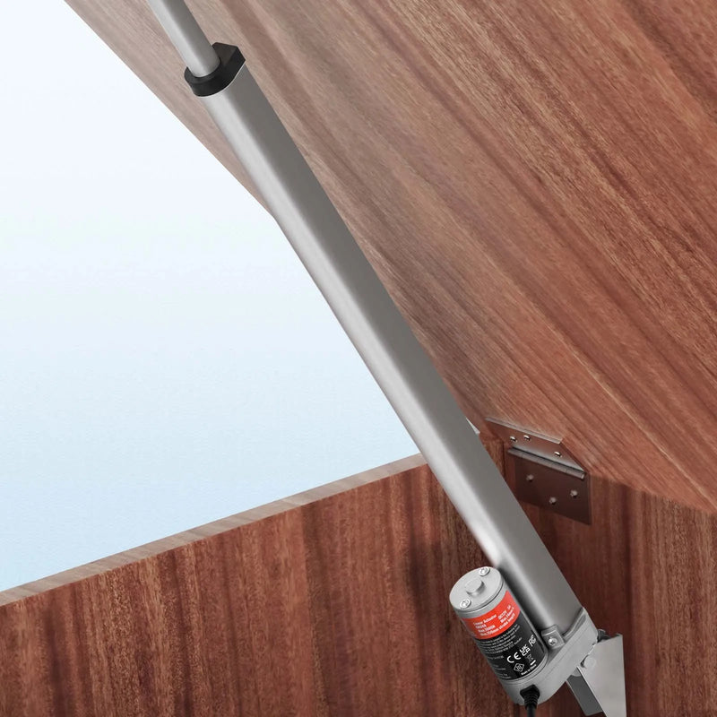 VEVOR lineārais aktuators 12 V, gājiens 45,7 cm, slodze līdz 149,7 kg/1500 N, ātrums 5 mm/s, IP54 aizsardzība