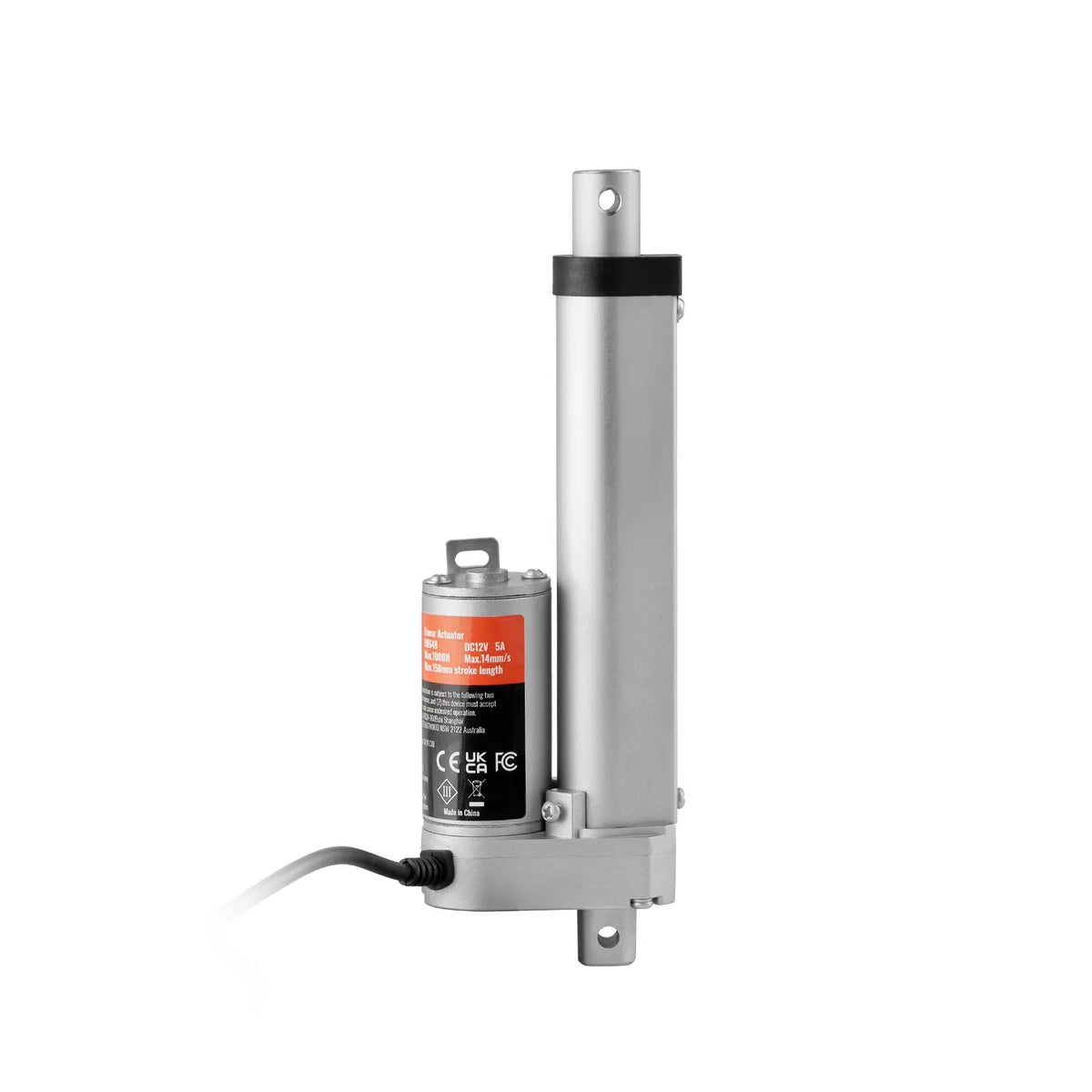 VEVOR Linear Actuator 12 V 10.2 cm High Load 149.7 kg / 1500 N 0.5 cm/s IP54 Protection