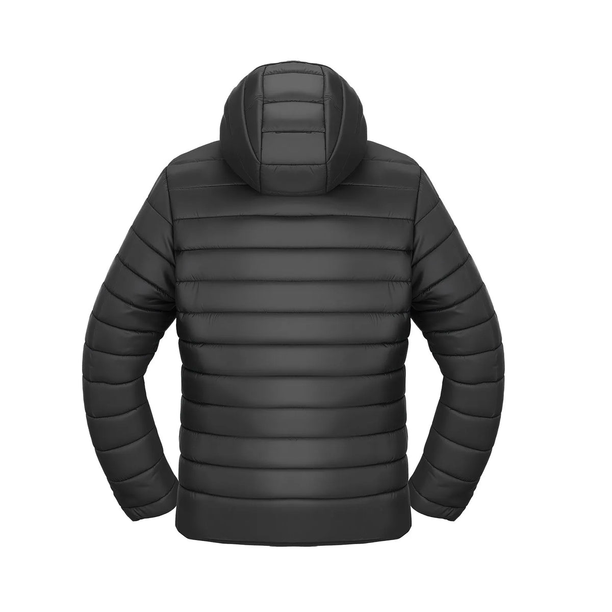 VEVOR apsildāmā softshell jaka vīriešiem, 7,4 V akumulators, 6 apsildes zonas, vējaizturīga, melna, izmērs L