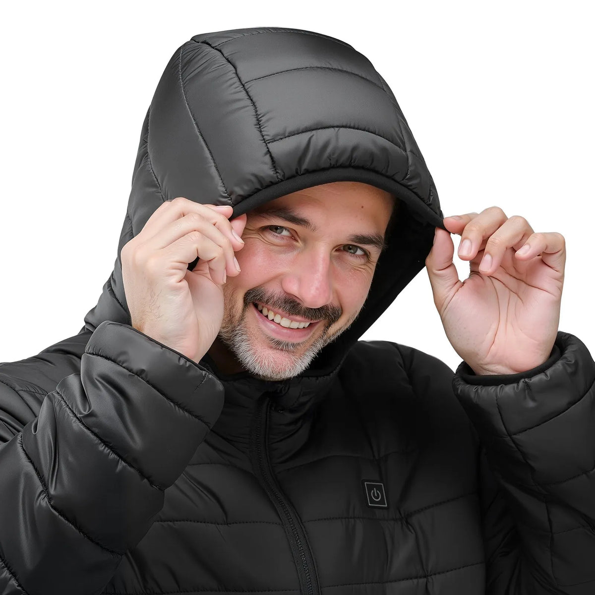 VEVOR soojendatav softshell-jakk naistele, 7,4 V aku, 4 soojendusala, tuulekindel, must, suurus L