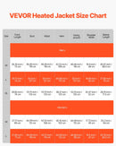 XL_VEVOR vīriešu apsildāmā jaka ar 7.4 V akumulatoru, viegls vēja necaurlaidīgs softshell mētelis ar 6 apsildes zonām un 3 siltuma režīmiem, melna