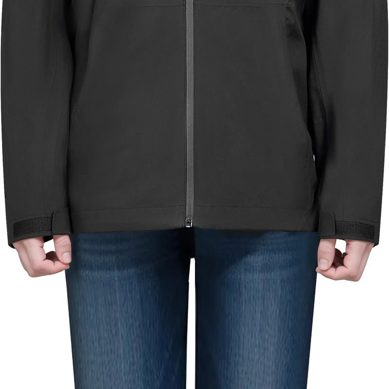 XXXL_VEVOR vīriešu apsildāmā softshell jaka ar 7,4 V akumulatoru, viegls vēja un ūdens necaurlaidīgs mētelis ar 5 apsildes zonām un 3 siltuma iestatījumiem, piemērots mazgāšanai veļasmašīnā