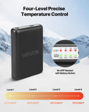 XL_VEVOR apsildāmās zeķes, XL izmērs, ar 5000 mAh uzlādējamu akumulatoru, 4 apsildes līmeņiem un lietotnes vadību; piemērotas sievietēm un vīriešiem medībām, izjādēm, kempingam un pārgājieniem