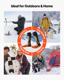 XL_VEVOR apsildāmās zeķes, XL izmērs, ar 5000 mAh uzlādējamu akumulatoru, 4 apsildes līmeņiem un lietotnes vadību; piemērotas sievietēm un vīriešiem medībām, izjādēm, kempingam un pārgājieniem