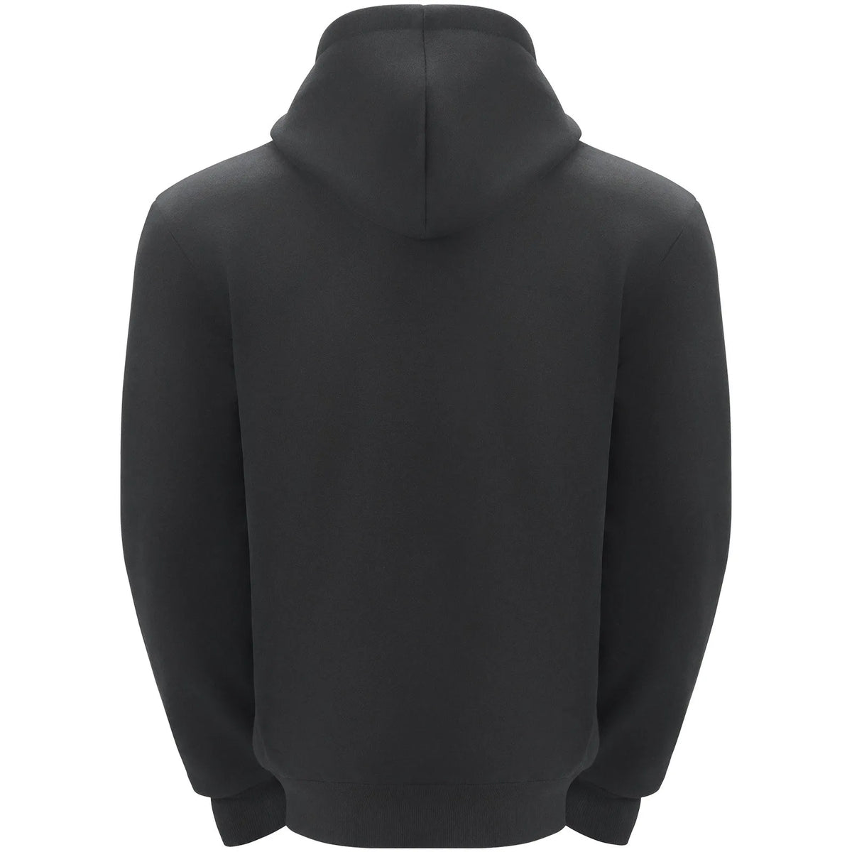 Apsildāms džemperis ar 7,4 V akumulatoru, rāvējslēdzēju un 5 apsildes zonām, unisex, melns, izmērs XL