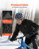 VEVOR apsildāma flīsa jaka vīriešiem, apsildāms sporta džemperis ar uzlādējamu 7,4 V 16 000 mAh akumulatoru, 6 sildīšanas zonas, 3 temperatūras līmeņi, siltums līdz 3 / 6 / 10 stundām, paredzēta ziemas aktivitātēm un āra kempingam, melna