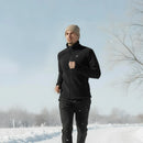 VEVOR apsildāma flīsa jaka vīriešiem, apsildāms sporta džemperis ar uzlādējamu 7,4 V 16 000 mAh akumulatoru, 6 sildīšanas zonas, 3 temperatūras līmeņi, siltums līdz 3 / 6 / 10 stundām, paredzēta ziemas aktivitātēm un āra kempingam, melna