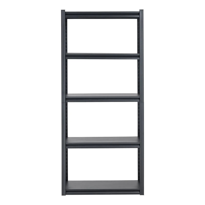 Uzglabāšanas plaukti 5 līmeņi, 406 × 813 × 1829 mm, garāžas metāla plauktu sistēma