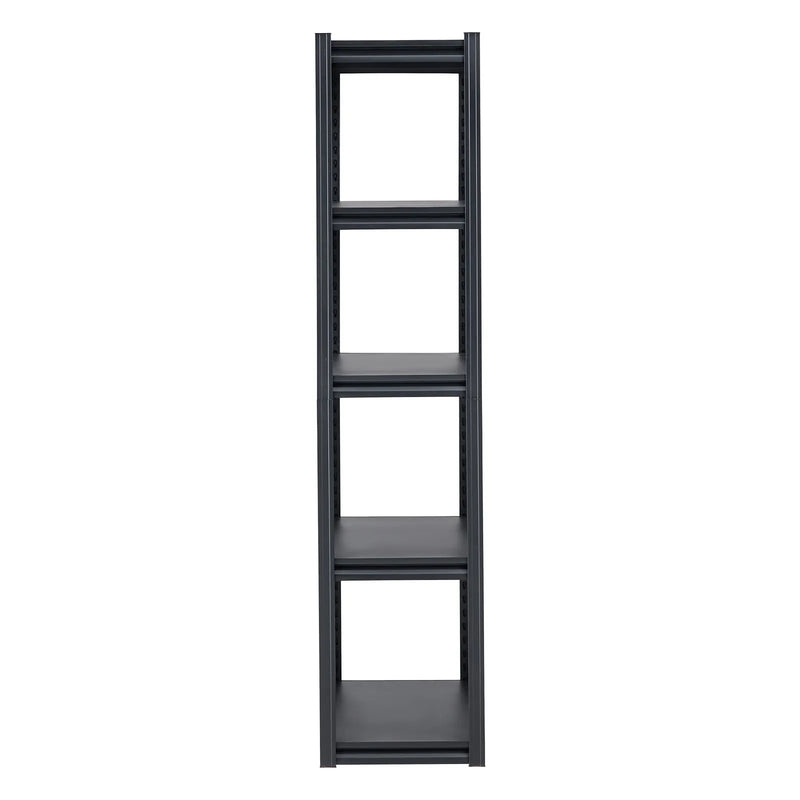 Uzglabāšanas plaukti 5 līmeņi, 406 × 813 × 1829 mm, garāžas metāla plauktu sistēma