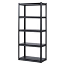 Uzglabāšanas plaukti 5 līmeņi, 406 × 813 × 1829 mm, garāžas metāla plauktu sistēma