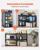 Uzglabāšanas plaukts, 5 līmeņu, 46 × 81 × 183 cm, metāla