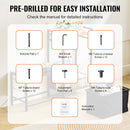 VEVOR mājdzīvnieku barošanas statīvs ar glabātuvi – paceltas suņu bļodas un organizators barībai un rotaļlietām