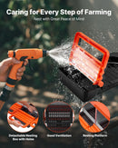 VEVOR vistas dējējkaste ar 6 nodalījumiem, 30–45 collu stabila un korozijizturīga metāla dēšanas kaste ar slīpiem dēšanas nodalījumiem, drenāžas atverēm un atpūtas platformu — piemērota dažādām vistu šķirnēm