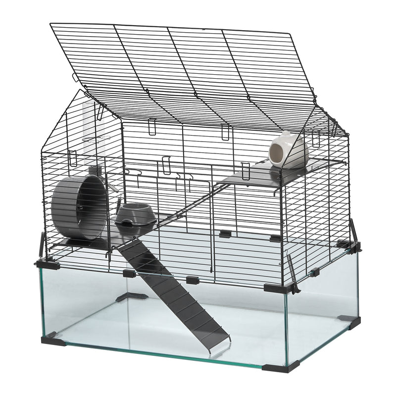 VEVOR Metāla konstrukcijas caurspīdīgs kāmja būris ar ventilāciju, vieglu tīrīšanu un plašu skatu