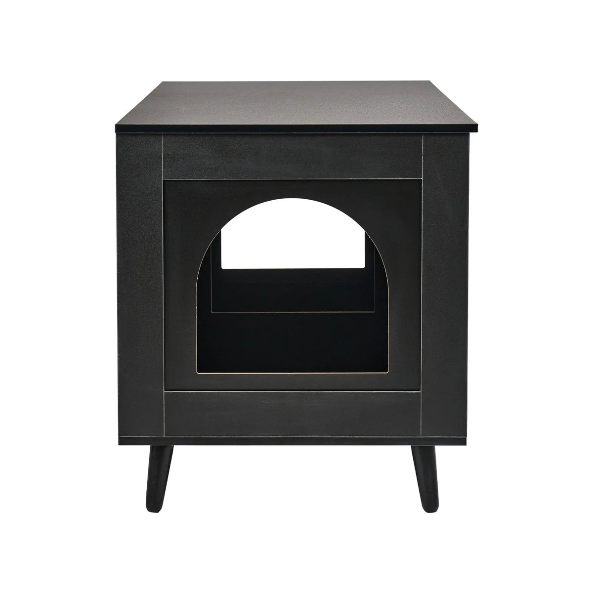 VEVOR kassiliivakasti kapp 2 kassile rotangustega, 120 × 50 × 55 cm, must
