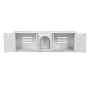 VEVOR Cat Litter Box Enclosure Wooden Litter Box Furniture Hidden 147.1 cm White