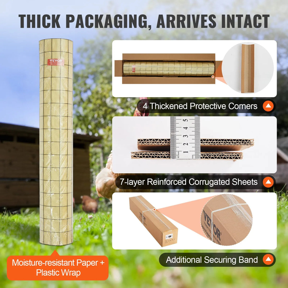 Metal mesh 1220 × 2400 mm, 1.6 mm wire, hot-dipped galvanised with vinyl coating, for chicken coops, rabbit and snake fencing, bird enclosures