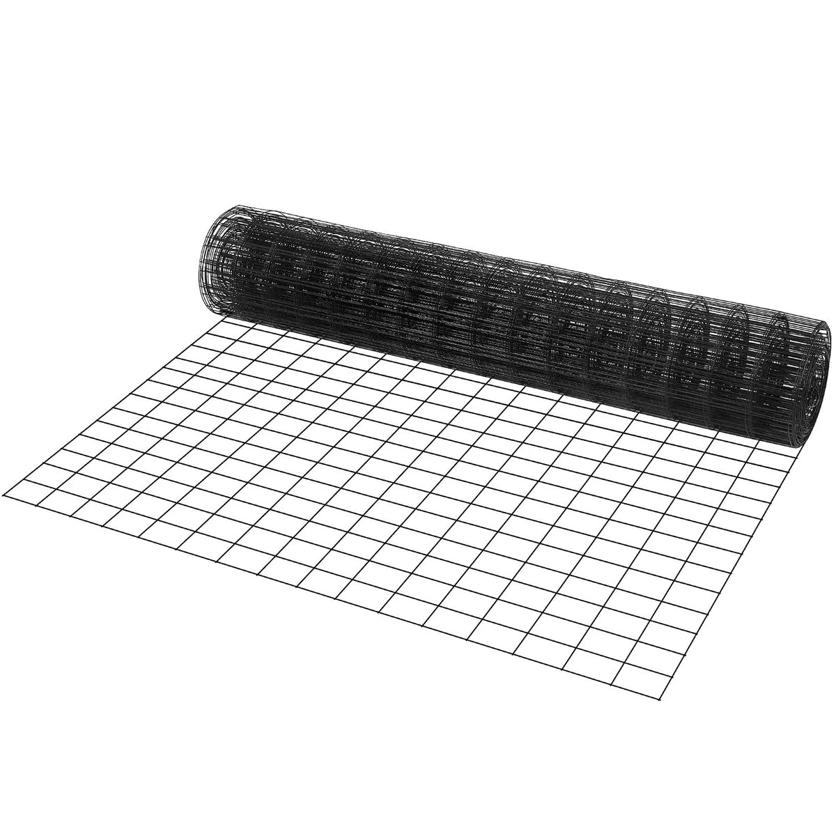 Metal mesh 1220 × 2400 mm, 1.6 mm wire, hot-dipped galvanised with vinyl coating, for chicken coops, rabbit and snake fencing, bird enclosures