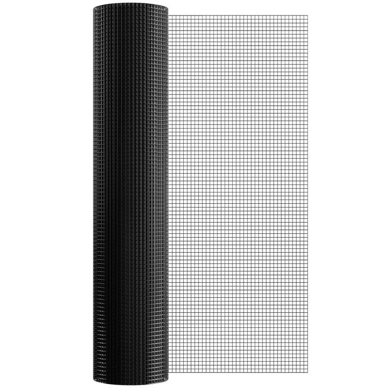 Metāla siets 1220 × 15 240 мм, 1,0 мм stieple, karsti cinkots ar vinila pārklājumu, vistas kūtīm, trušu un čūsku žogiem, putnu iežogojumiem