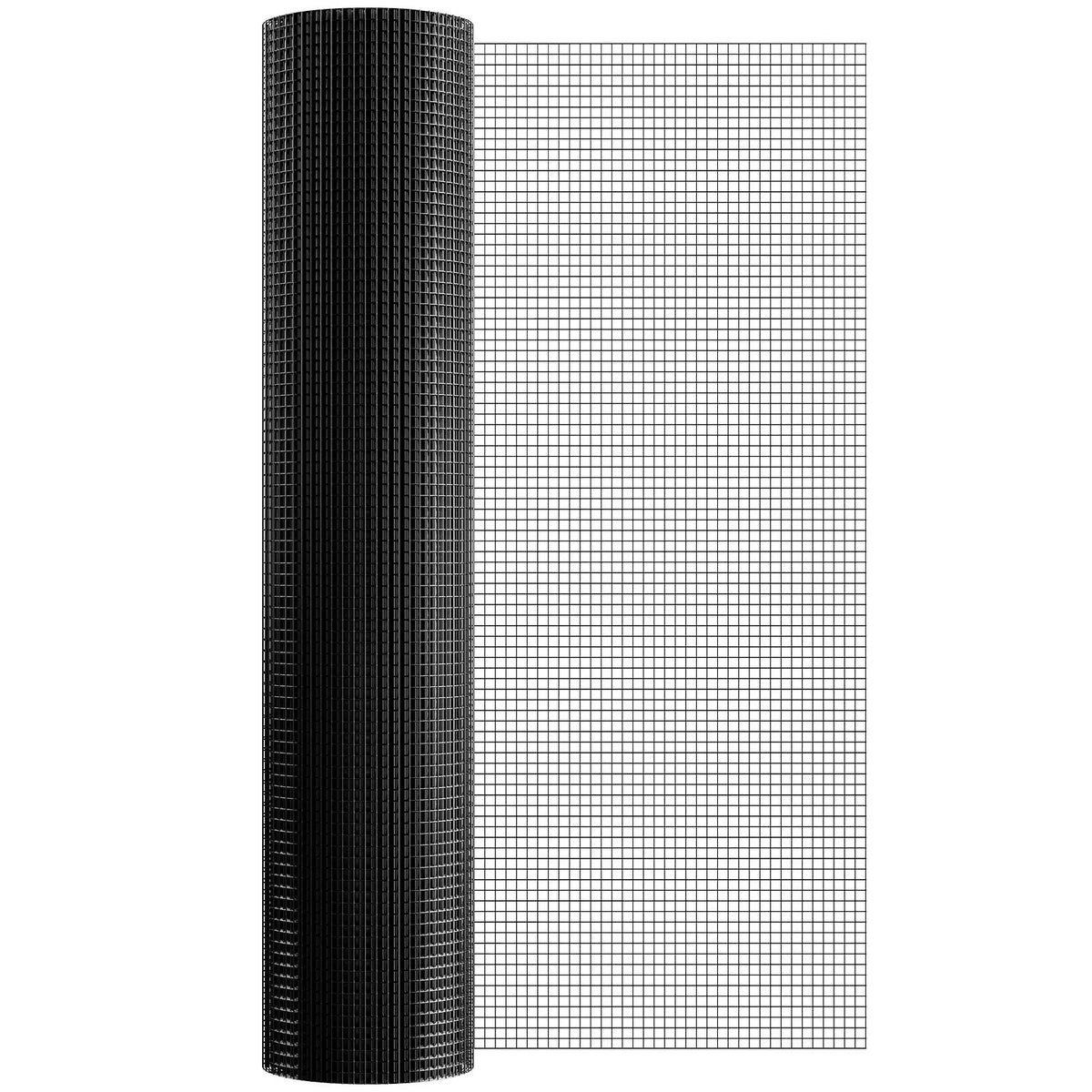 Metal mesh 1220 × 2400 mm, 1.0 mm wire, hot-dip galvanised with vinyl coating, for chicken coops, rabbit and snake fencing, bird enclosures