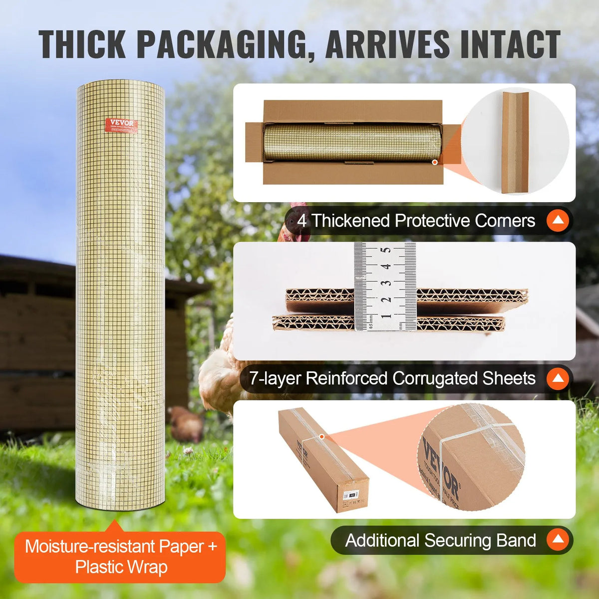 Metal mesh 1220 × 2400 mm, 1.0 mm wire, hot-dip galvanised with vinyl coating, for chicken coops, rabbit and snake fencing, bird enclosures