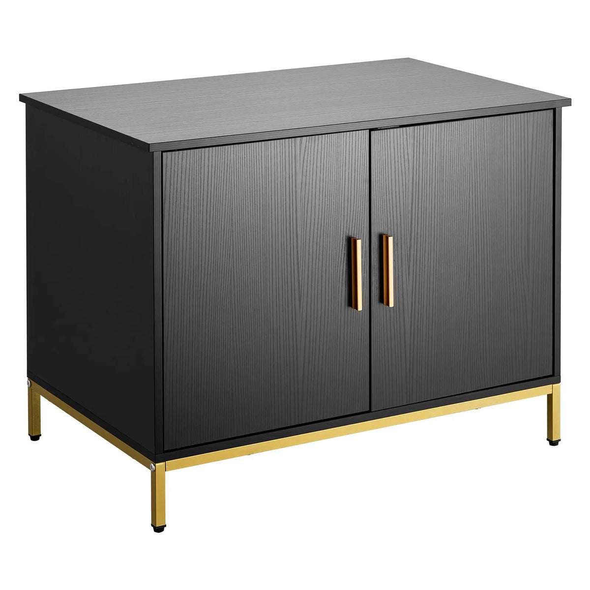 VEVOR Cat Litter Box Cabinet, 70 cm, with Metal Legs and Handle