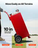 VEVOR pārvietojama degvielas tvertne ar elektrisko sūkni, 114 l, 32 l/min, 2 riteņi, 3 m šļūtene, benzīnam un dīzeļdegvielai