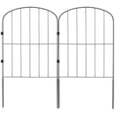 Dārza metāla žogs dzīvnieku barjerai 731,5×396,2 см ar 5,1 см mietiņu atstarpi, 28 gab. komplekts