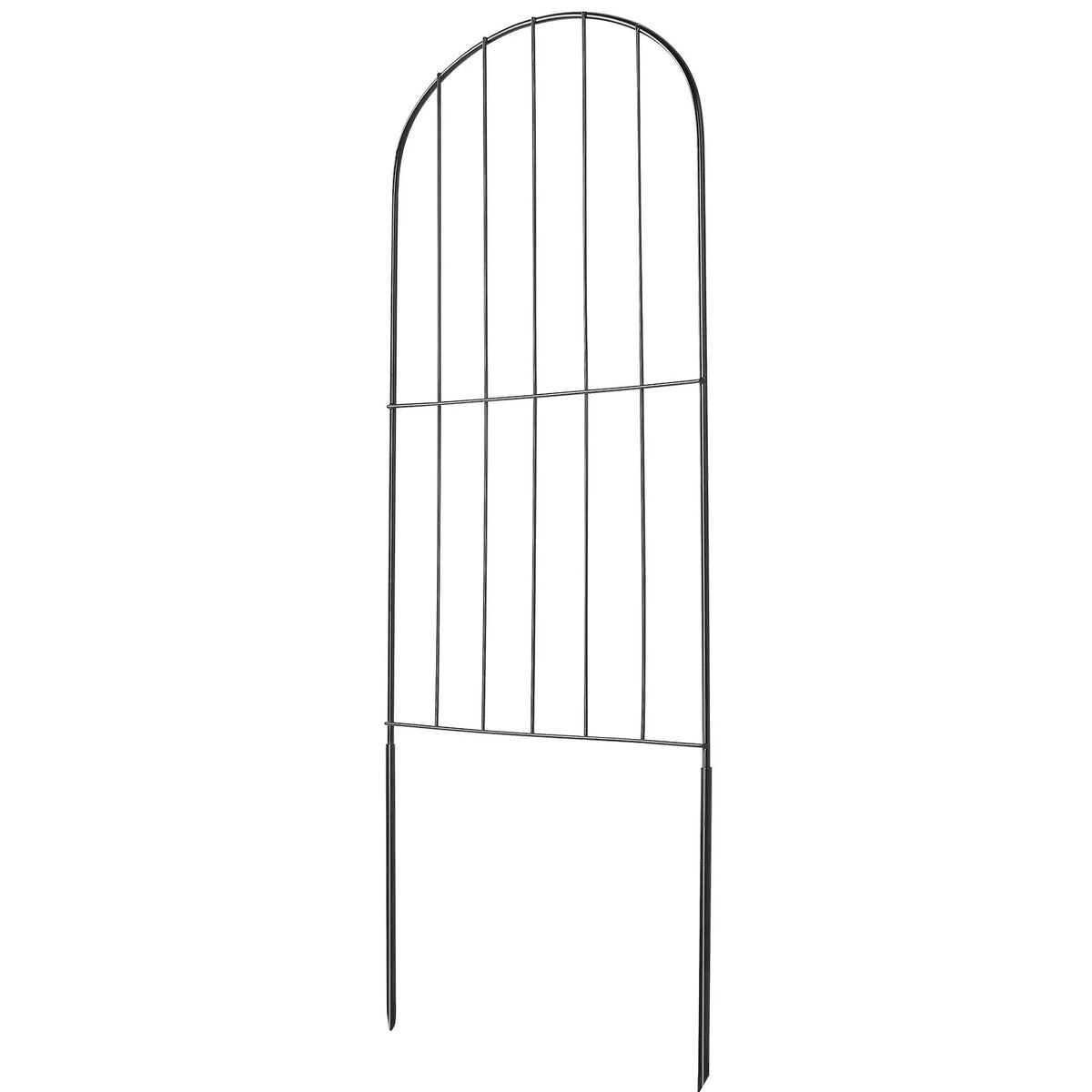 Garden Metal Fence for Animal Barrier 731.5×396.2 cm with 5.1 cm Picket Spacing, 28 Piece Set