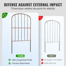Dārza metāla žogs dzīvnieku barjerai 731,5 × 396,2 см ar 5,1 см mietiņu atstarpi, 10 gab. komplekts