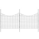 Dārza metāla žogs dzīvnieku barjerai 92,9 × 74,9 см и 16 см mietiņu atstarpi, 5 gab. komplekts