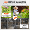 Dārza metāla žogs dzīvnieku barjerai 92,9 × 74,9 см и 16 см mietiņu atstarpi, 5 gab. komplekts