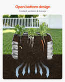 Metāla paaugstinātā dārza dobe 122 × 61 × 30 см āra cinkota stādīšanas kaste sudraba krāsā