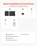 Metāla paaugstinātā dārza dobe 199 × 60 × 43 cm cinkota stādīšanas kaste tumši pelēka