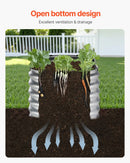 Metāla paaugstinātā dārza dobe 122 × 61 × 61 cm āra cinkota stādīšanas kaste sudraba krāsā