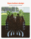 Metāla paaugstinātā dārza dobe 244 × 61 × 30 cm āra cinkota stādīšanas kaste tumši pelēka