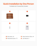 Metāla paaugstinātā dārza dobe 61 × 30 см 3 gab. āra cinkotas stādīšanas kastes ar koka tekstūru