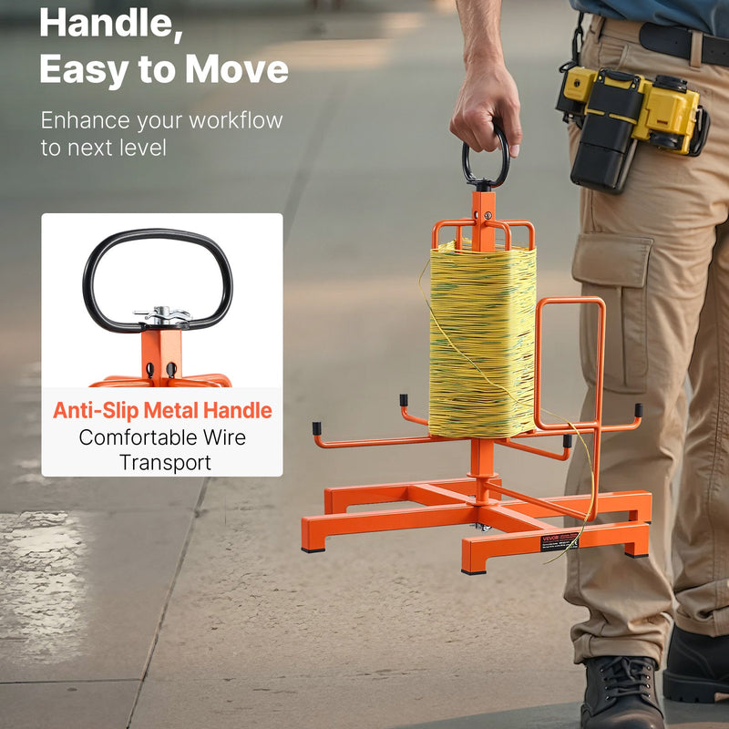 Kabeļu dozators - grīdas stiprinājums, pārnēsājams, rūpnieciskai un elektropreču tirdzniecības lietošanai