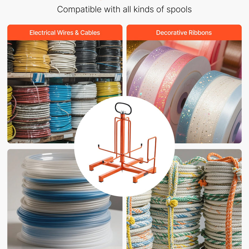 Kabeļu dozators - grīdas stiprinājums, pārnēsājams, rūpnieciskai un elektropreču tirdzniecības lietošanai