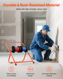 Salokāms vadu ruļļļu statīvs - izturīgs kabeļu turētājs rūpnieciskai elektroinstalācijai