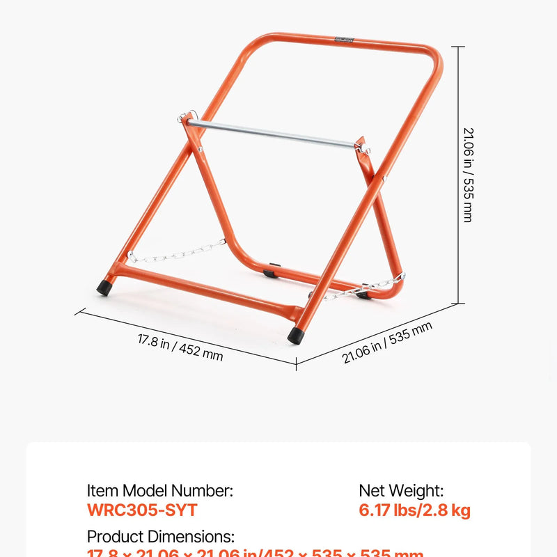 Salokāms vadu ruļļļu statīvs - izturīgs kabeļu turētājs rūpnieciskai elektroinstalācijai